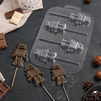 форма пластиковая Робот - 2