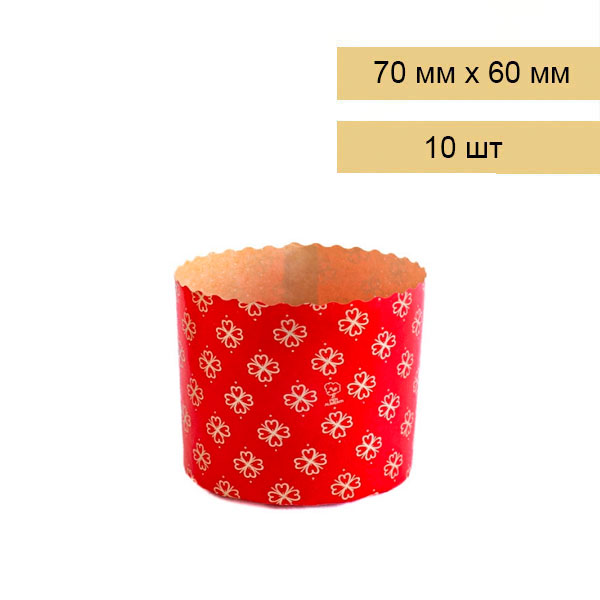 Форма-бумажная-Клевер-красная-70х60_10-шт